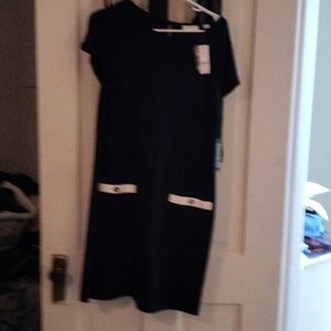 NWT NYC Navy Midi dress